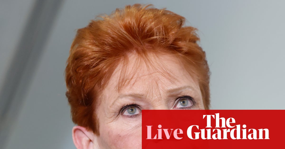 Australian politics live: Pauline Hanson offers qualified apologies to Albanese and Indigenous Australians over podcast comments